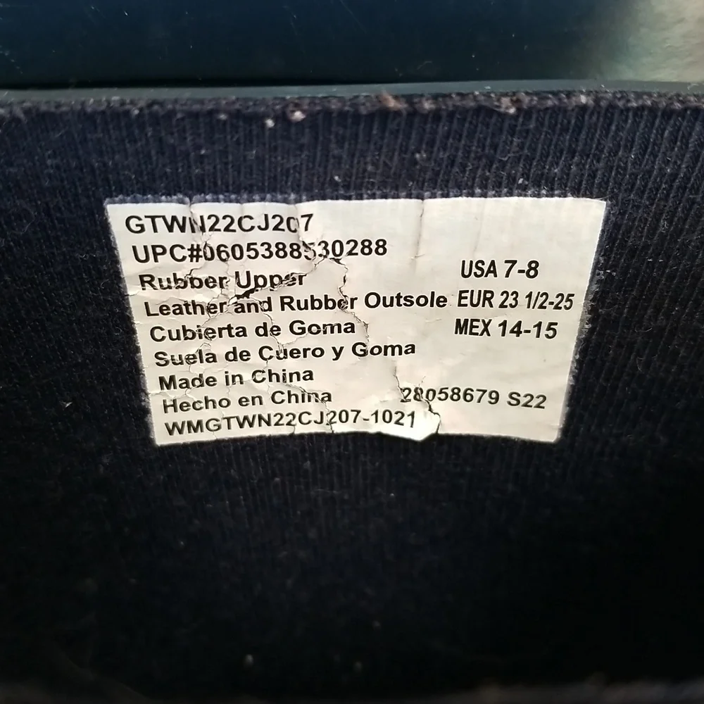 Kids Navy Rainbow Star & Rainbow Rain Boots - Unbranded